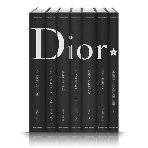 dior book collection.